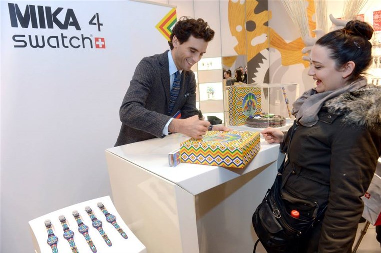 Mika Swatch Signing